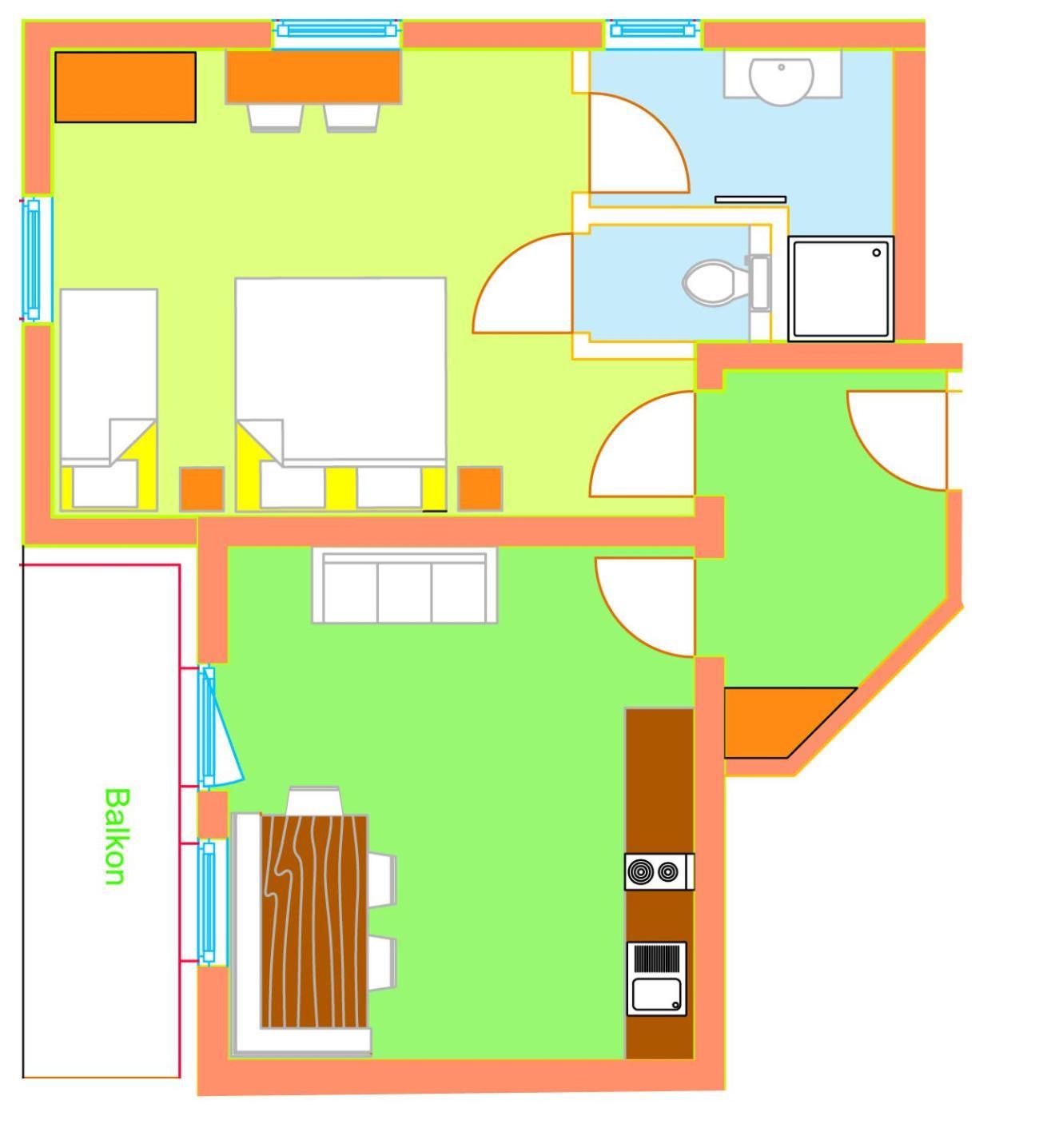 Haus Ofner Am Kreischberg Bed and Breakfast Sankt Georgen ob Murau Δωμάτιο φωτογραφία